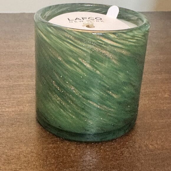 NEW LAFCO NY Luxury Candle Woodland Spruce 6.5 Fragranced Green Glass Spruce Fir - Picture 7 of 10